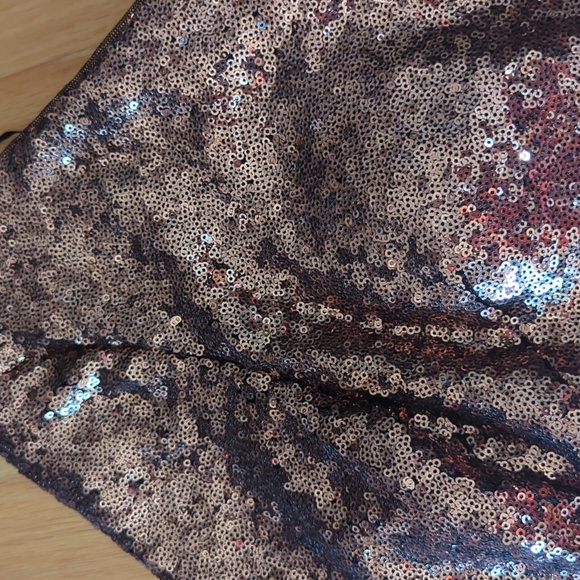 Like new gold-ish fancy dress - Picture 2 of 5